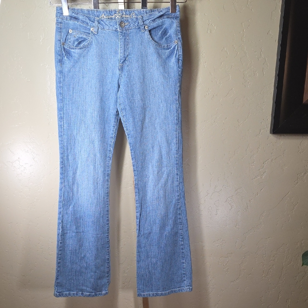 Arizona Jean Company Light Wash Bootcut Jeans Size 11 Long Tall Western